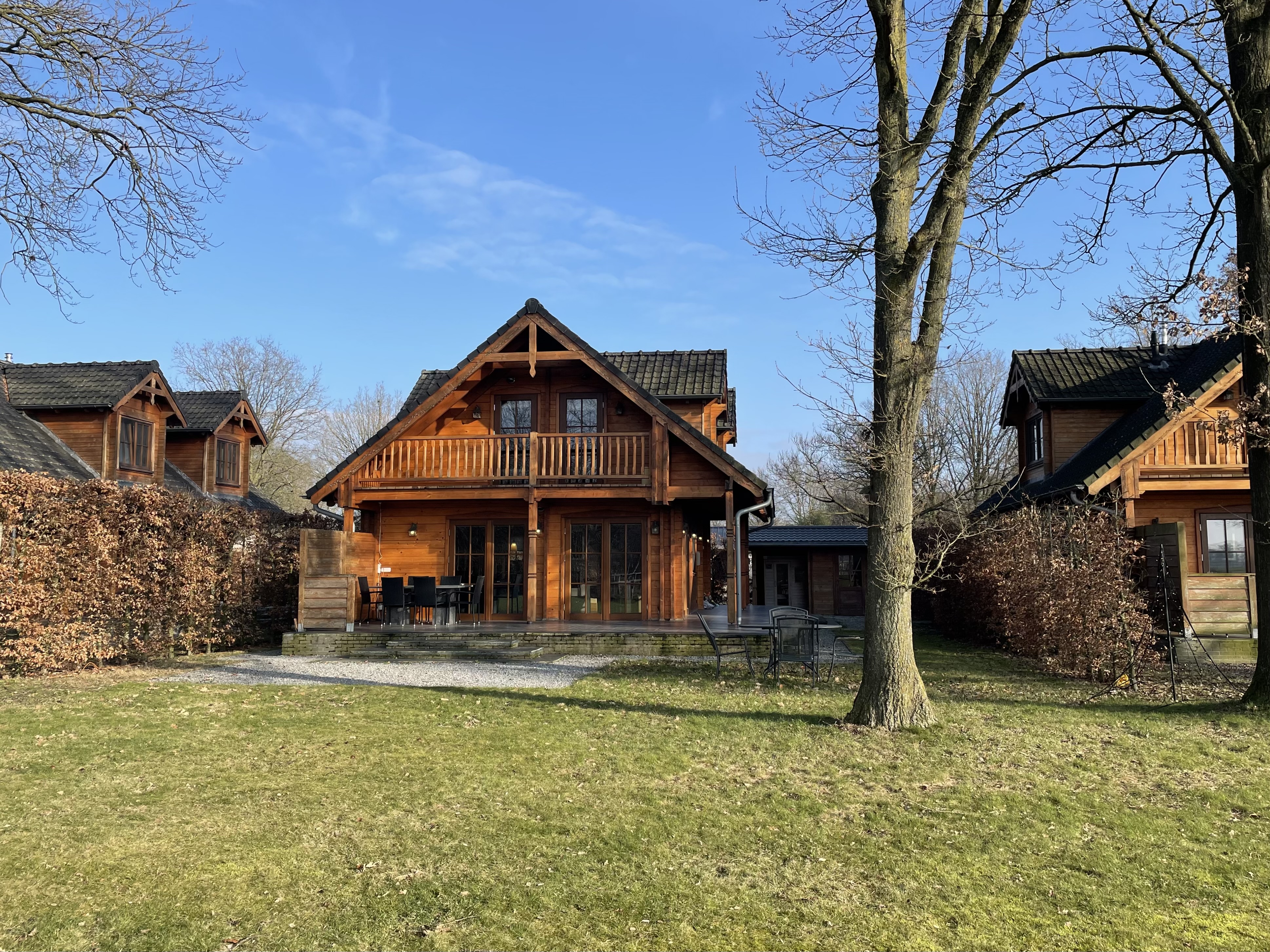 Ferienhaus für 6 Personen in einem kleinen Ferienpark mit Infrarotsauna und herrlicher Aussicht in ruhiger Lage