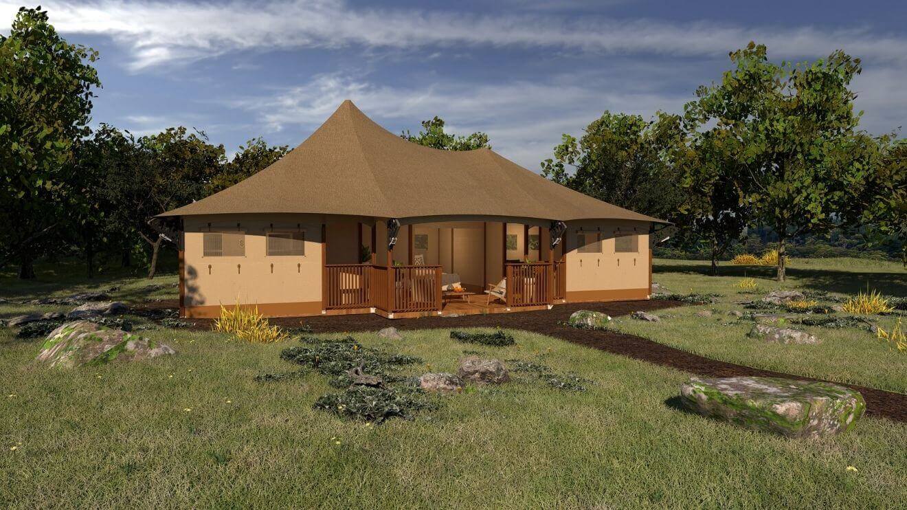 Glamfield Lodge Deluxe con vasca idromassaggio | 6 Pers.