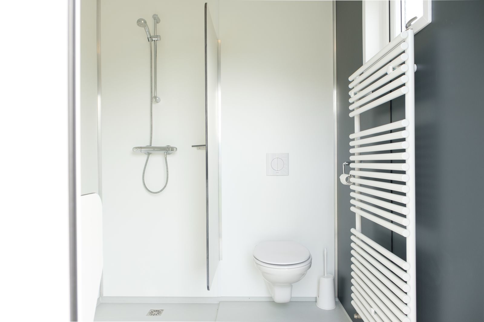 Pitch with private bathroom