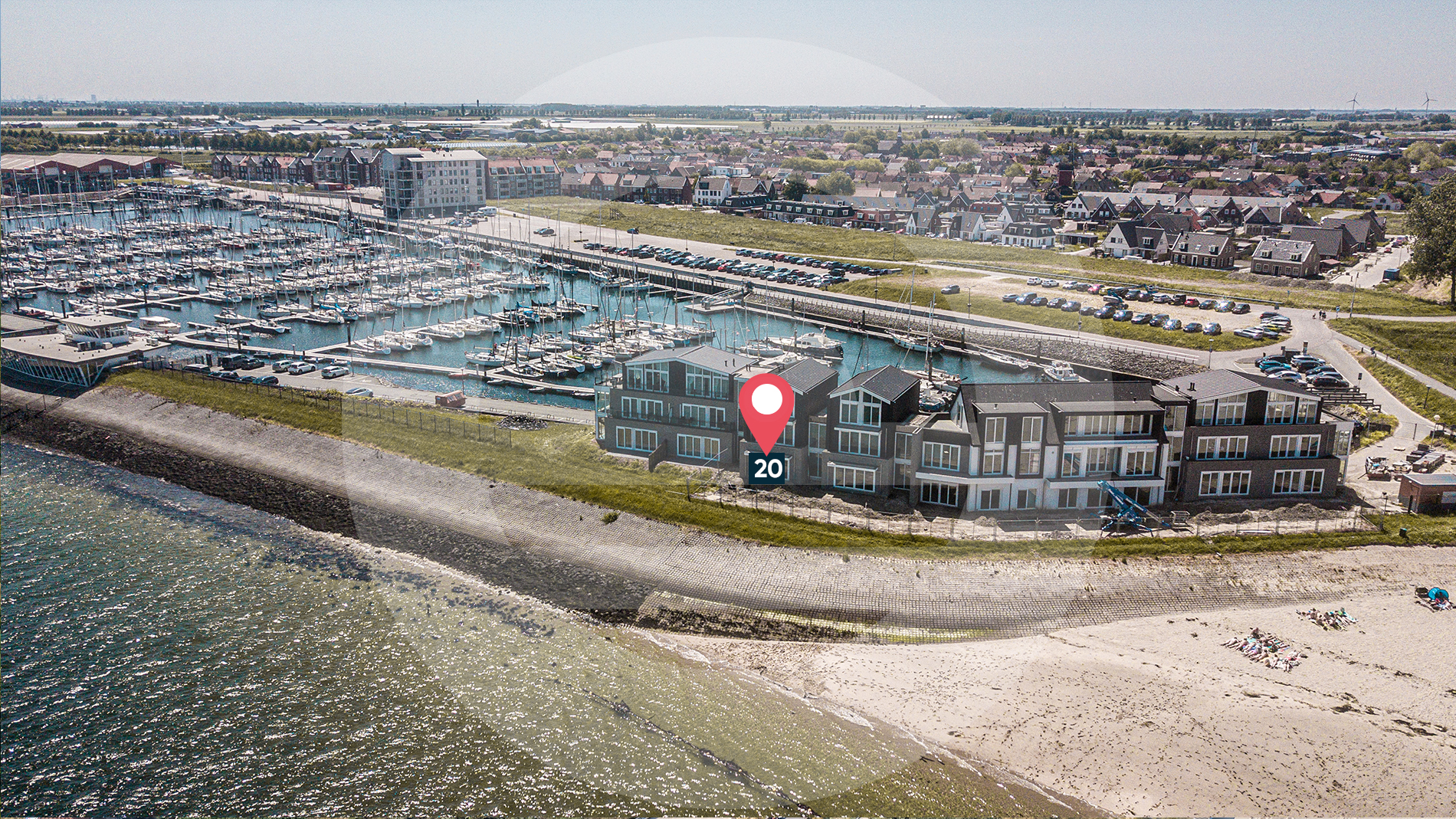 Vakantiehuis Vista Maris 20, aan het strand