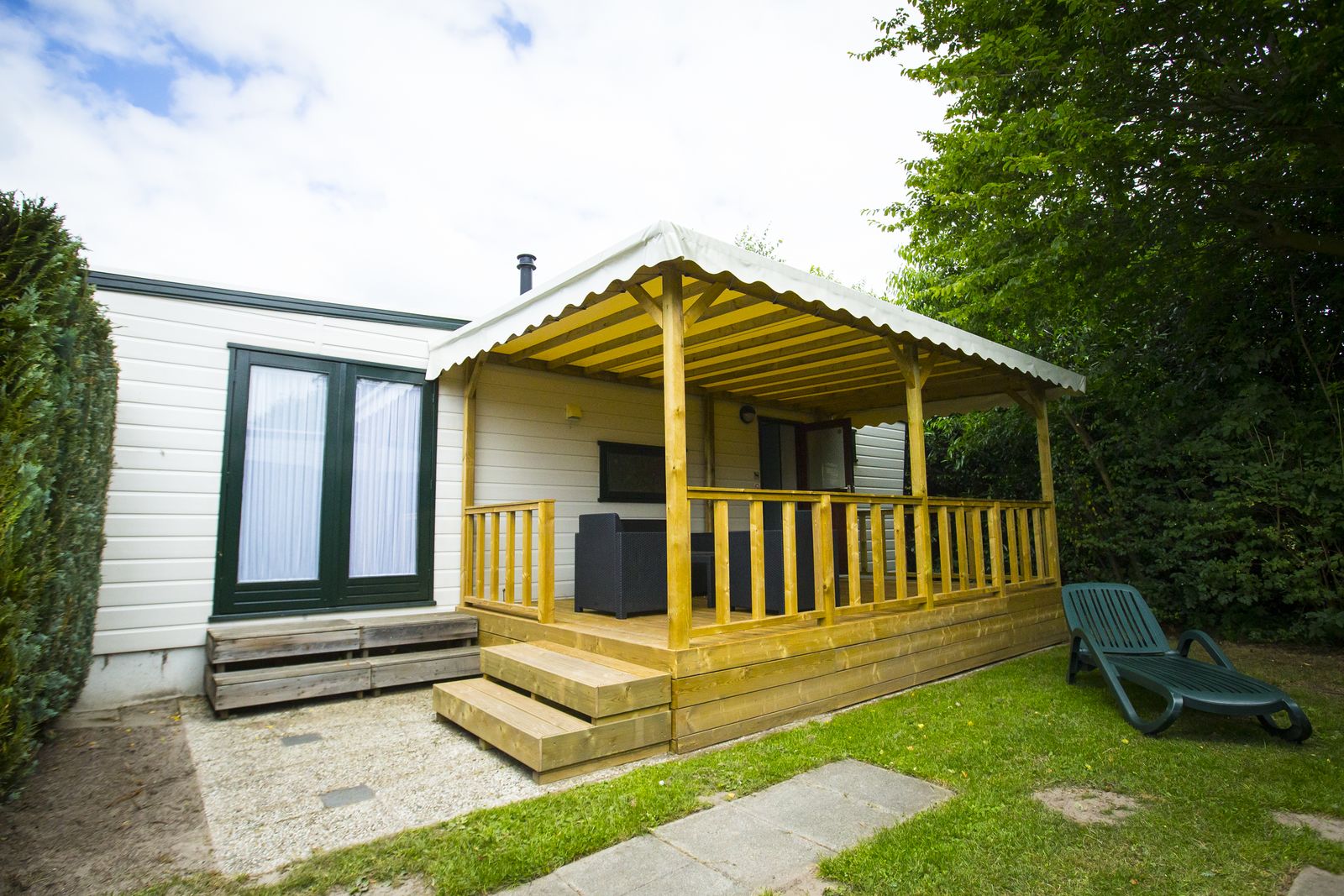 Chalet mit Veranda | 5 Personen (2 Schlafzimmer)