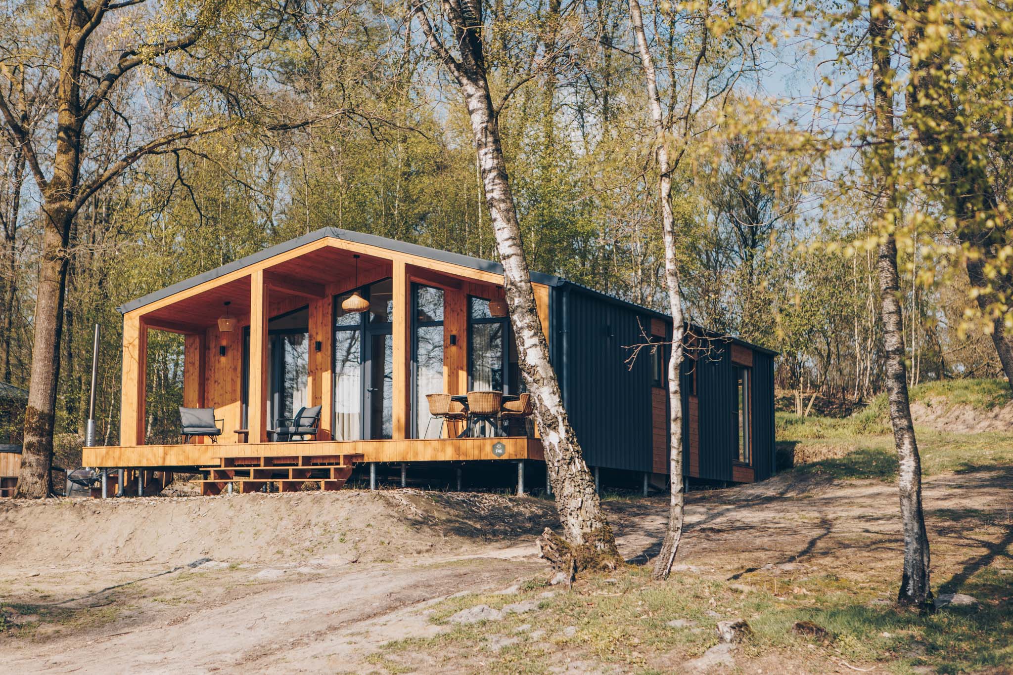 Hill Side Scandi con vasca idromassaggio | 5 P