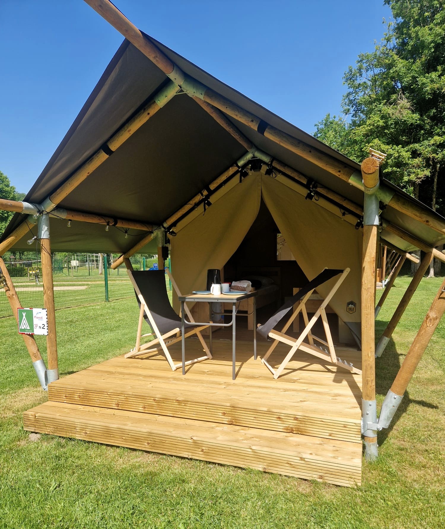 Tenda safari senza servizi igienici | 2 persone
