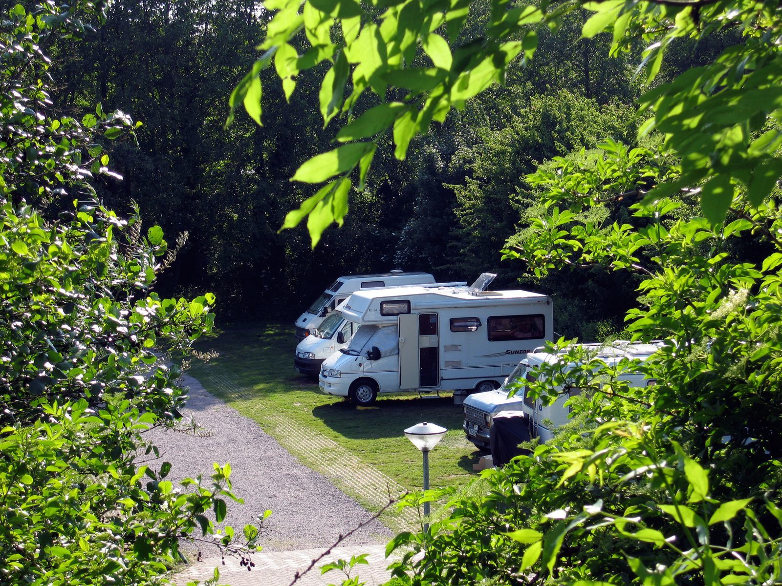 Motorhome/caravan pitches