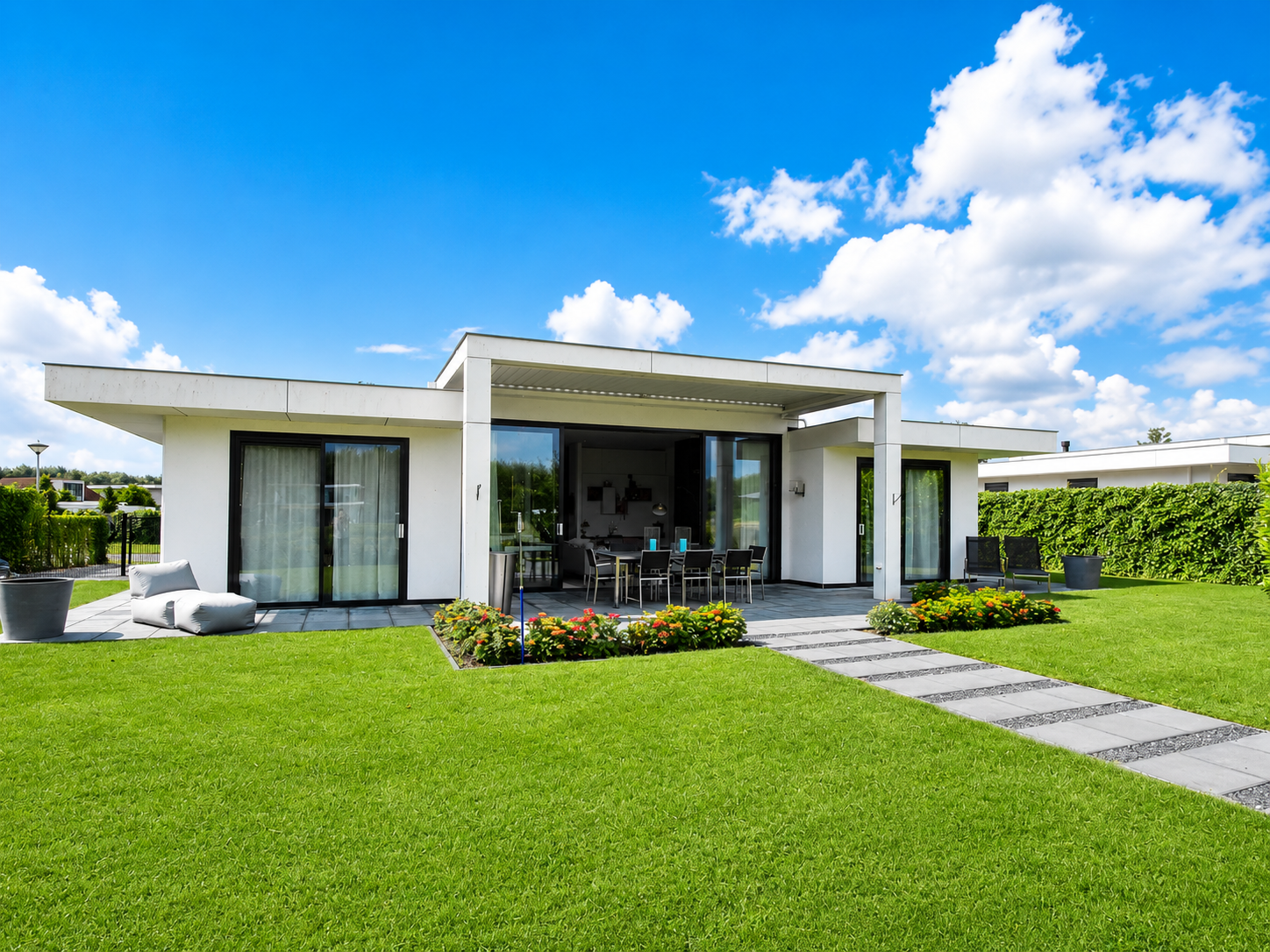Ferienhaus mit umzäuntem Garten in Zeewolde (Niederlande) und 1 Hund erlaubt