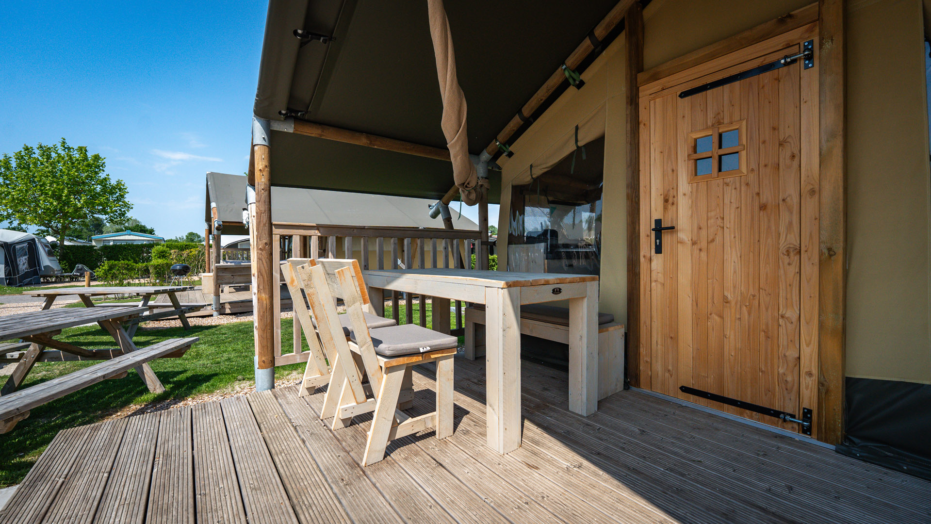 Vakantiepark De Molenhoek | Villatent Compact | 4 Pers.