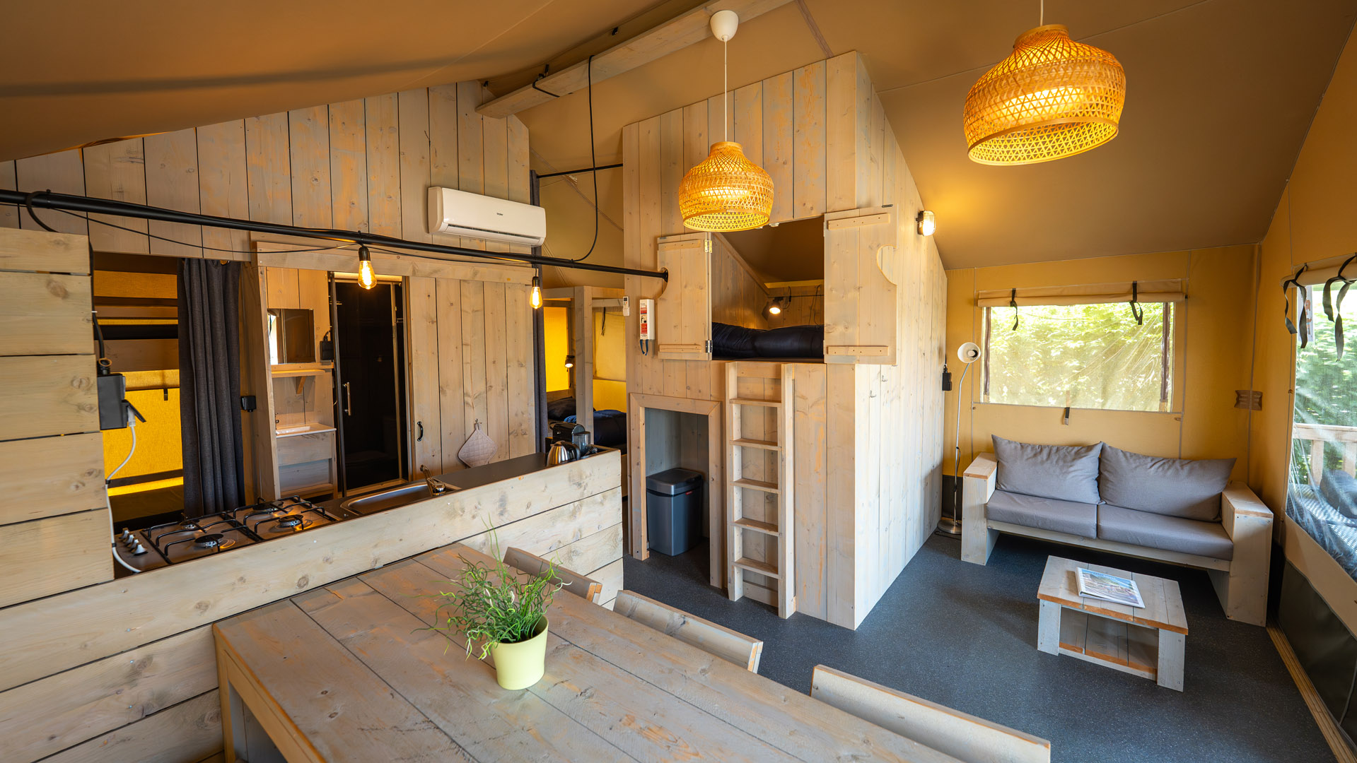 Vakantiepark De Molenhoek | Villatent Cottage | 6 Pers.
