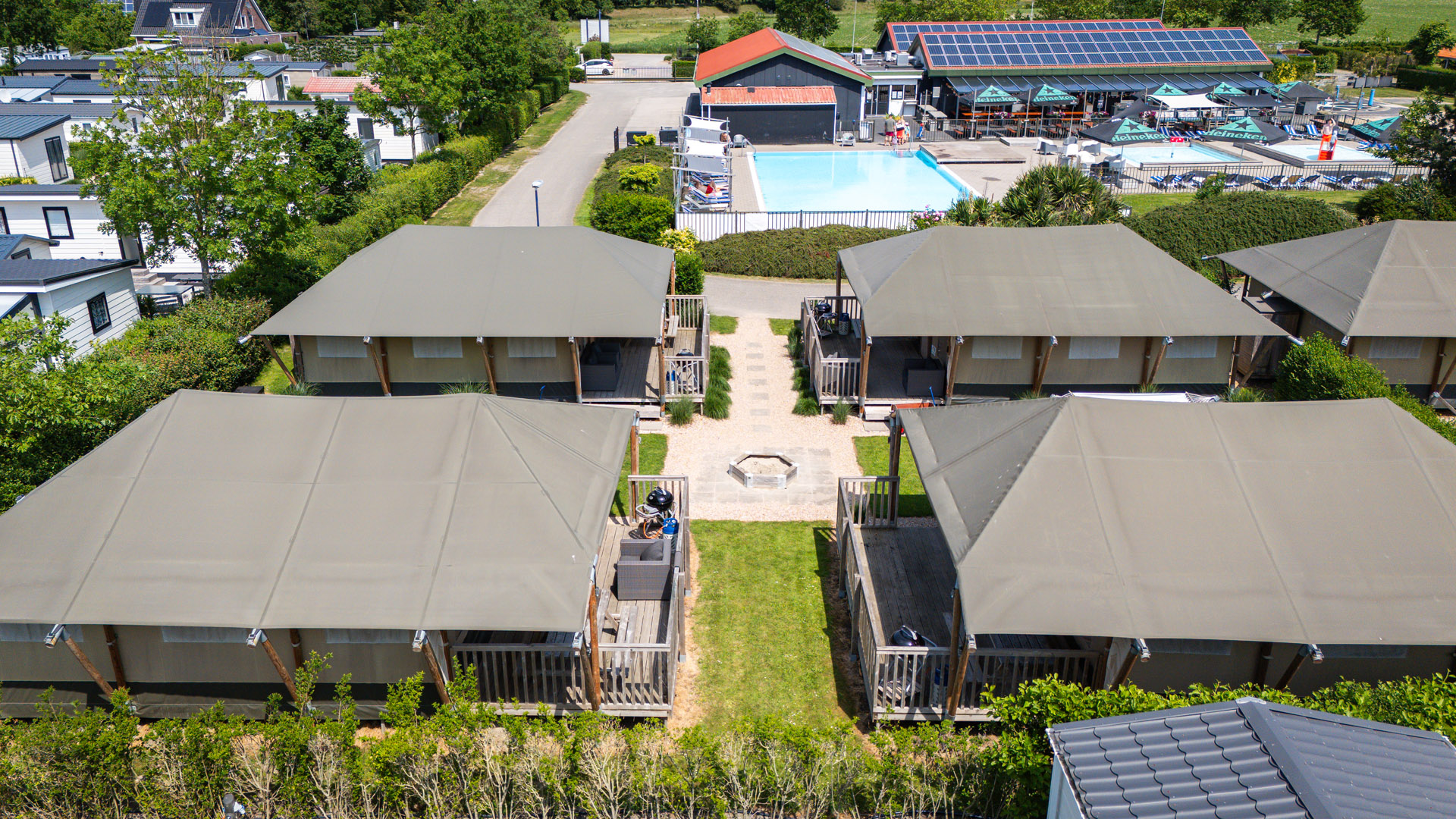 Vakantiepark De Molenhoek | Villatent Cottage | 6 Pers.