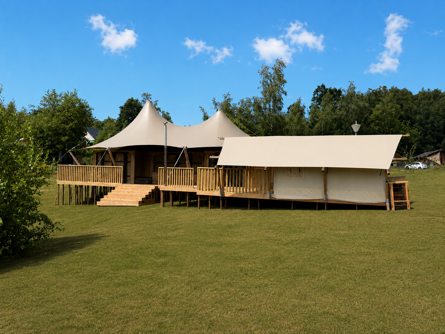 Glamfield Lodge Deluxe mit Hot Tub | 4 Pers.