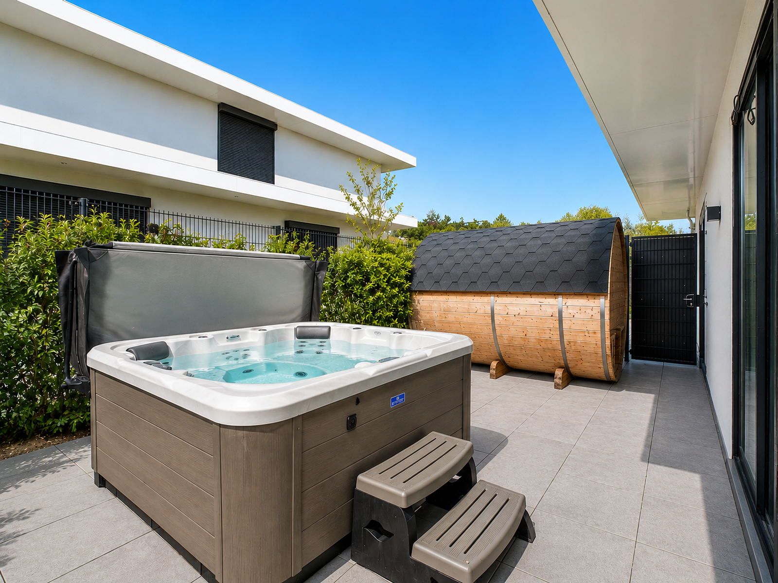 Water Nr. 392 | 10 Pers. Jacuzzi & Sauna – afbeelding 3