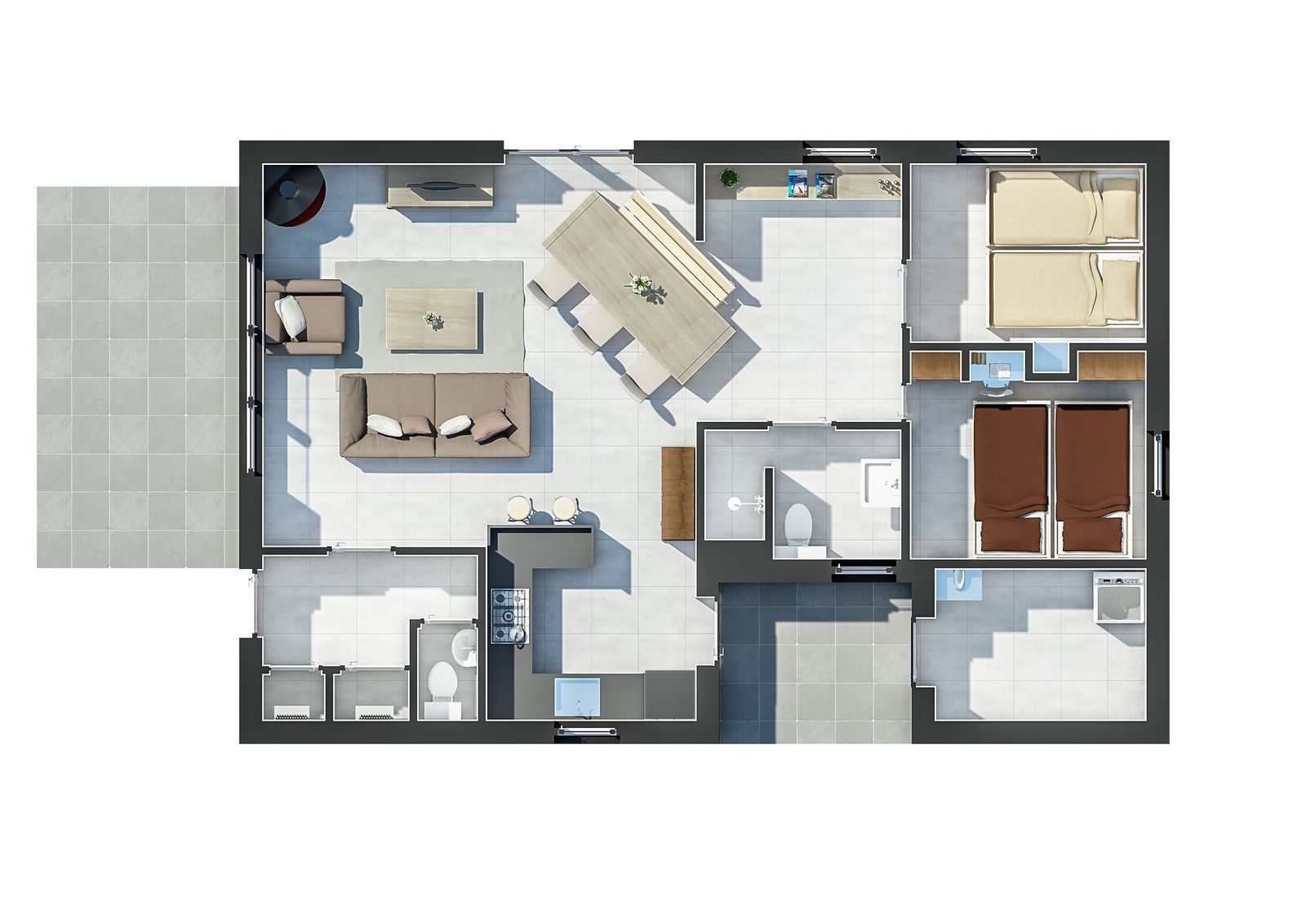 Comfort Bungalow with Whirpool | 2-4 Pers.