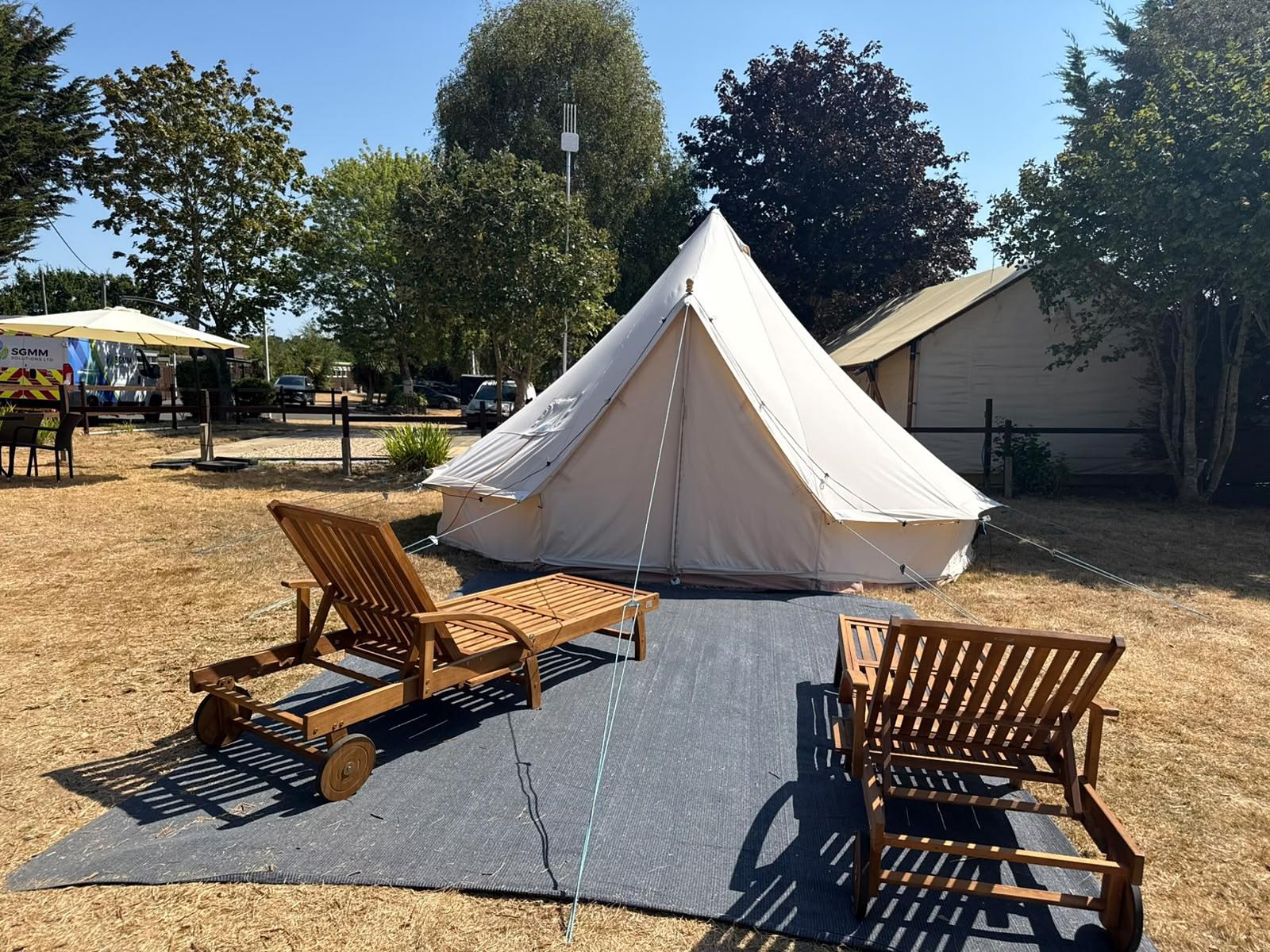 Poolside Bell Tents x 3