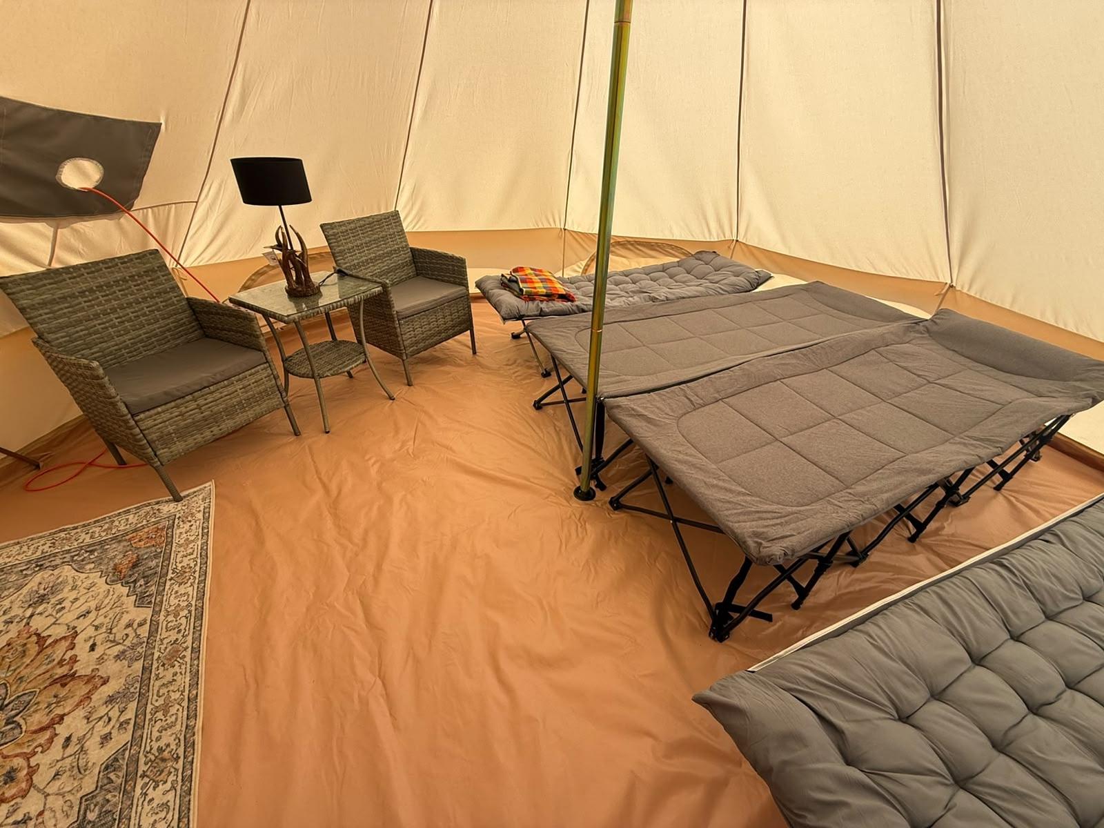 Poolside Bell Tents x 3