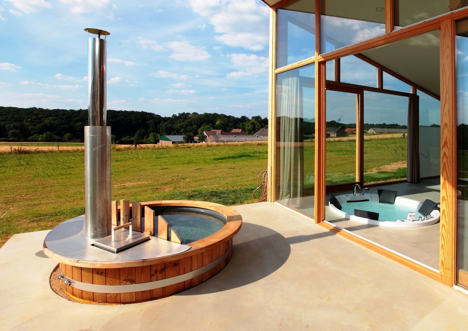 Landgoed St. Geertruid - Natuurloft®  Water met hottub en bubbelbad