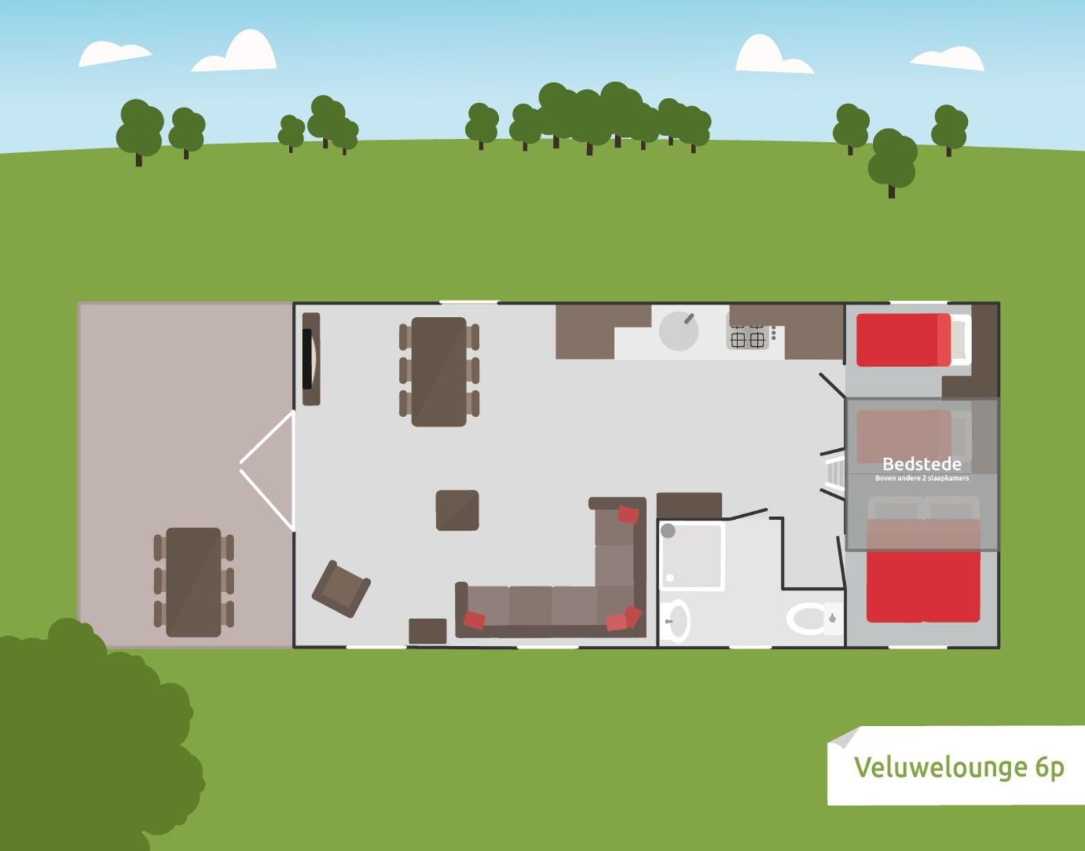 Veluwelounge | 6 personen