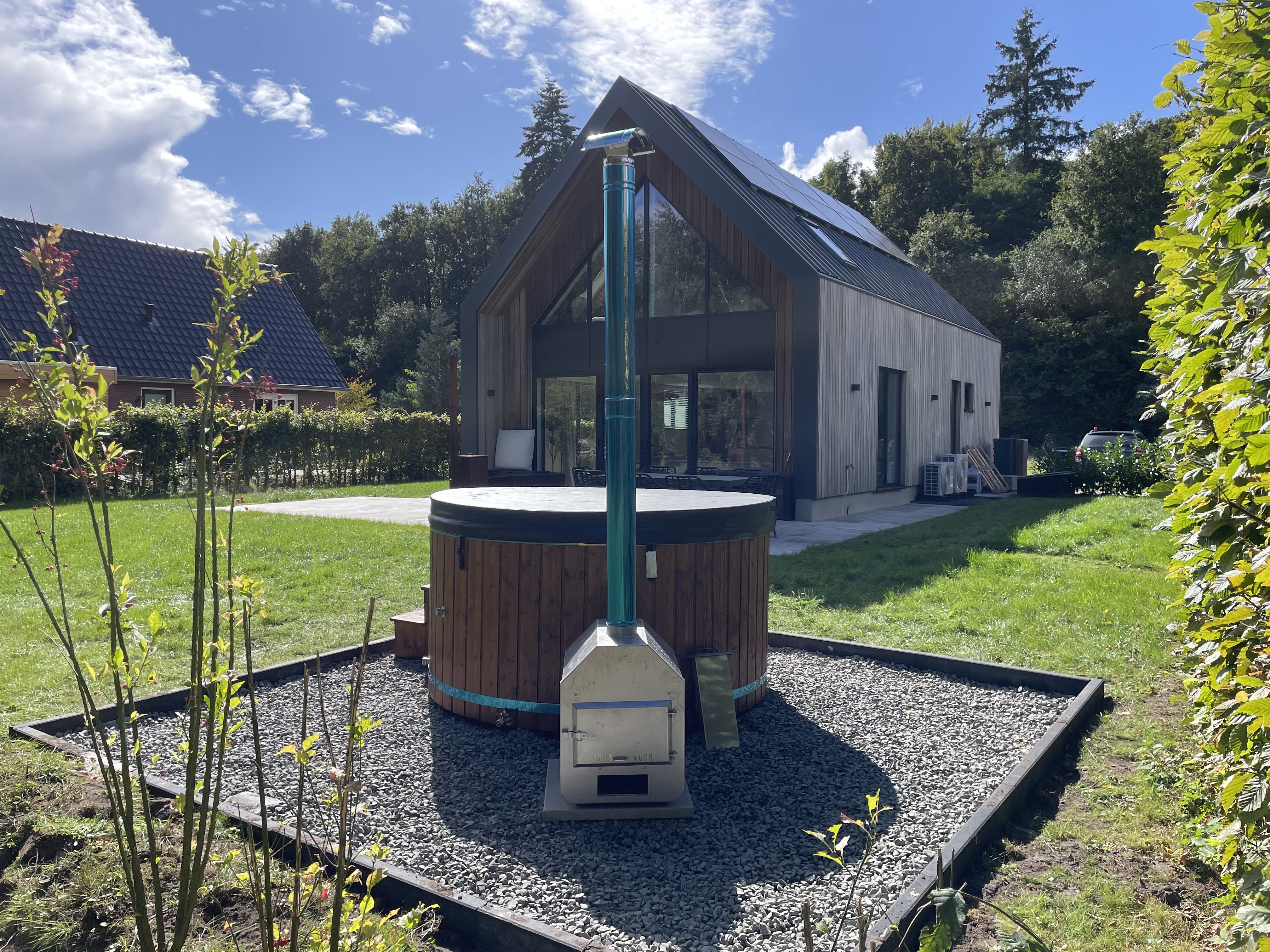 Stilvolle Ferienvilla für 8 Personen in Gasselte, Drenthe, mit großzügigem Garten und in kurzer Entfernung zum Naturschutzgebiet Nije Hemelriek.