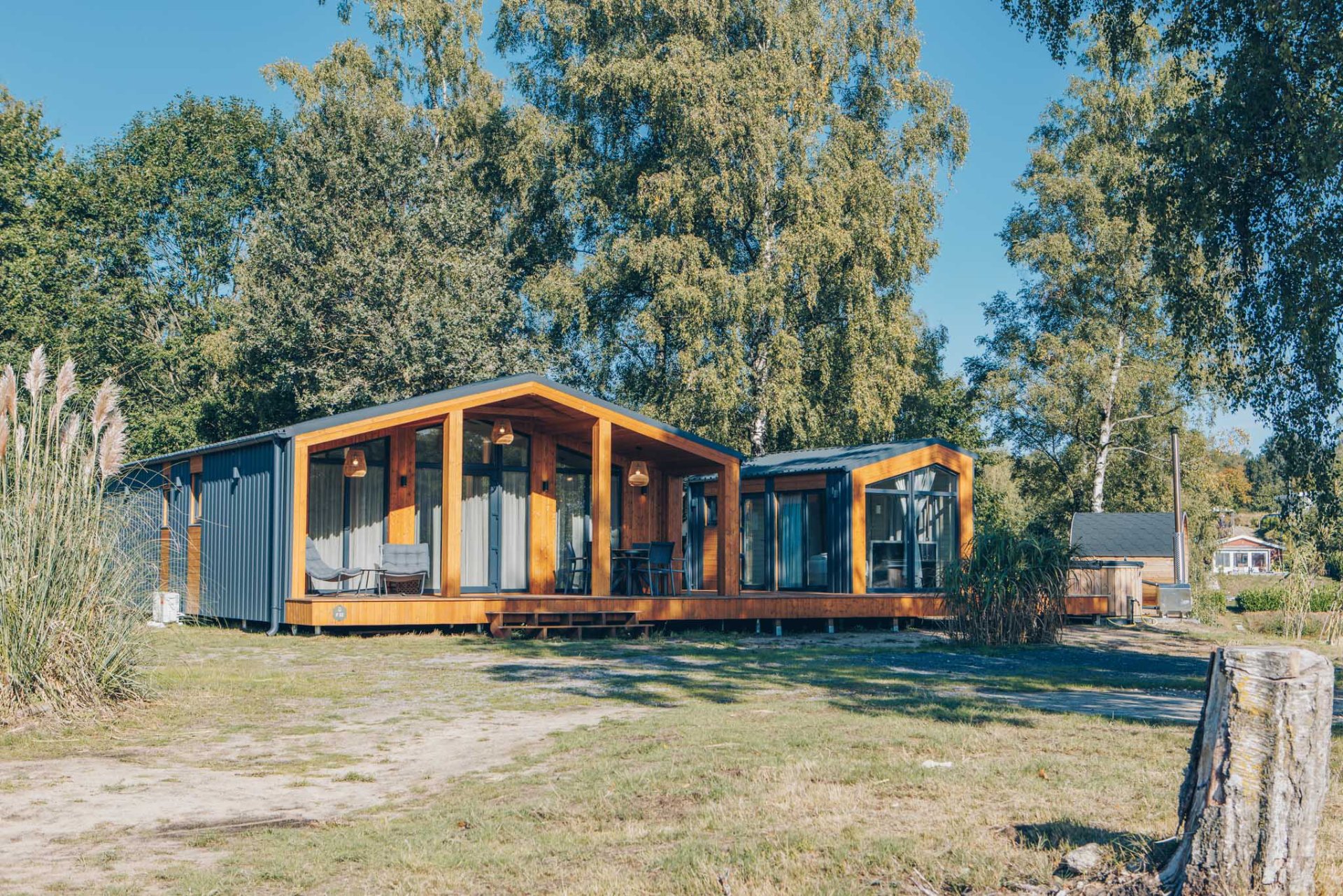 Vista lago Scandi Scandi con vasca idromassaggio e sauna | 6 persone