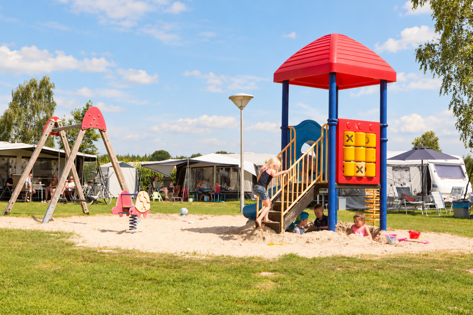 Comfort kampeerplaats