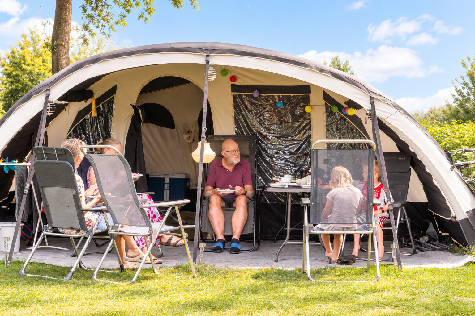 Comfort kampeerplaats hondenvrij