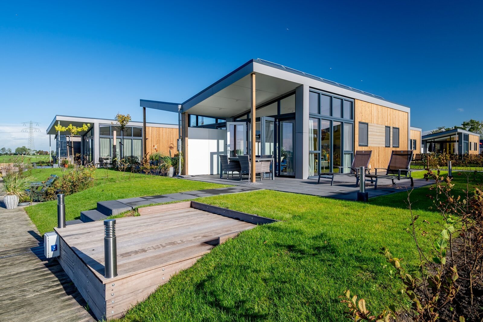Vakantiehuis met omheinde tuin in Akkrum (Nederland) 2 honden zijn welkom