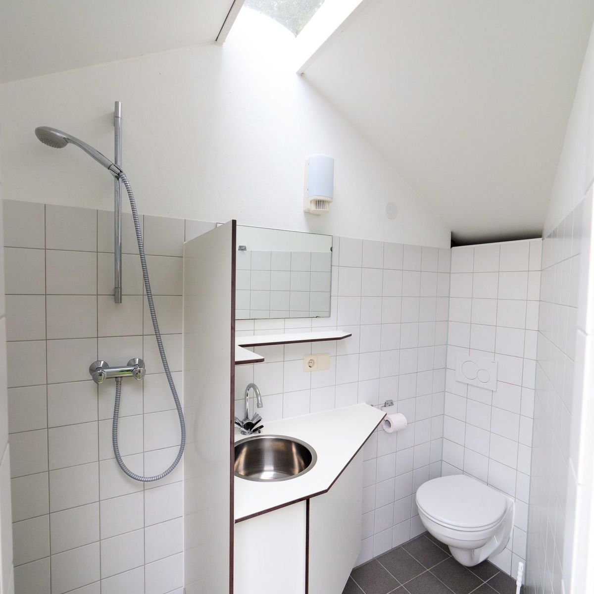 Comfort pitch with private bathroom.
