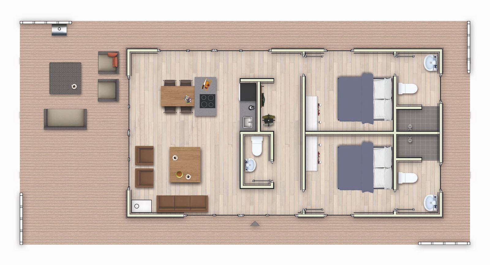 Woody Lodge Valerie - 4 personen