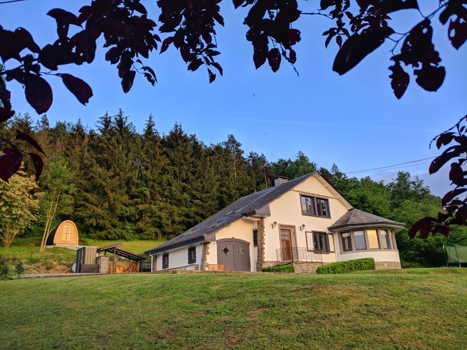 Villa les Pins Ardennen - luxe wellness vakantiehuis voor families