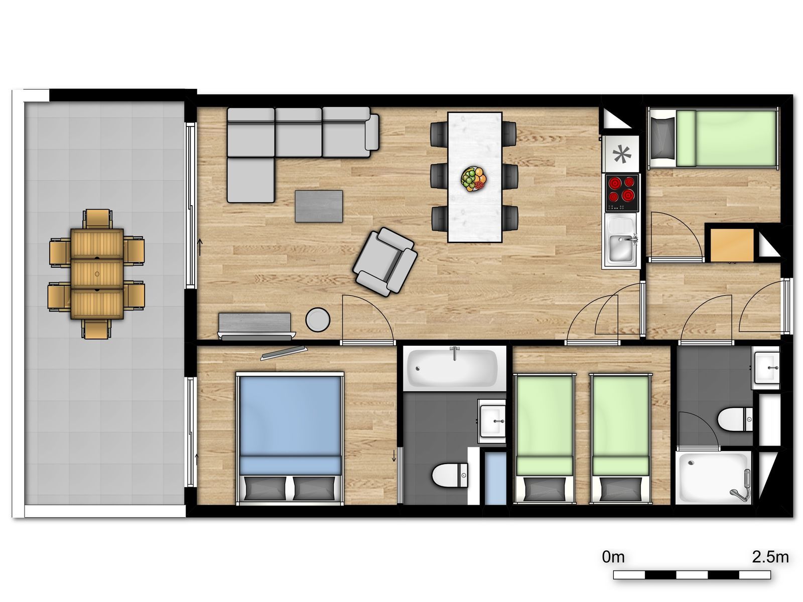 Suite famille pour 6 personnes